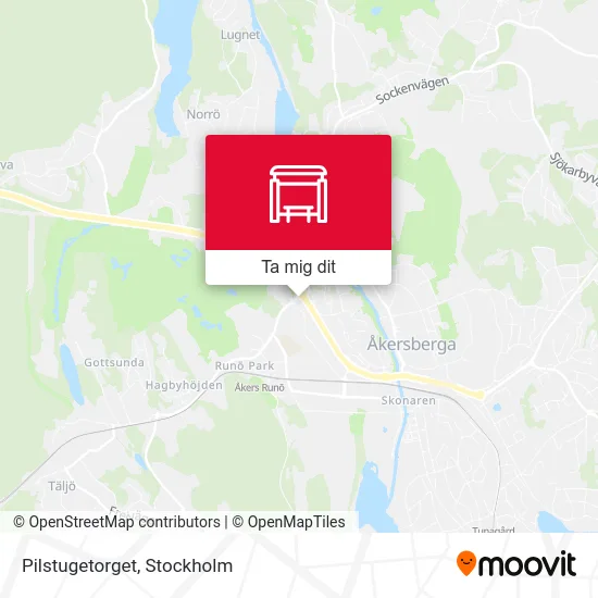 Pilstugetorget karta