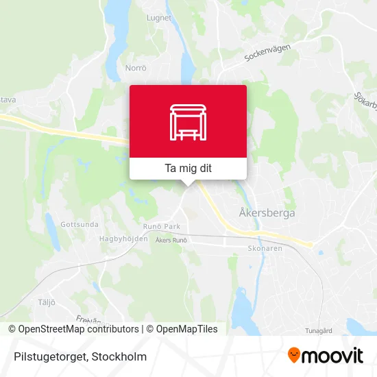 Pilstugetorget karta