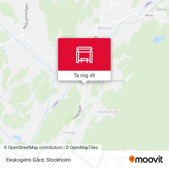 Ekskogens Gård karta