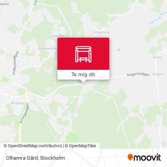 Olhamra Gård karta
