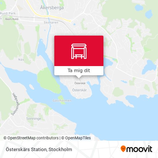 Österskärs Station karta