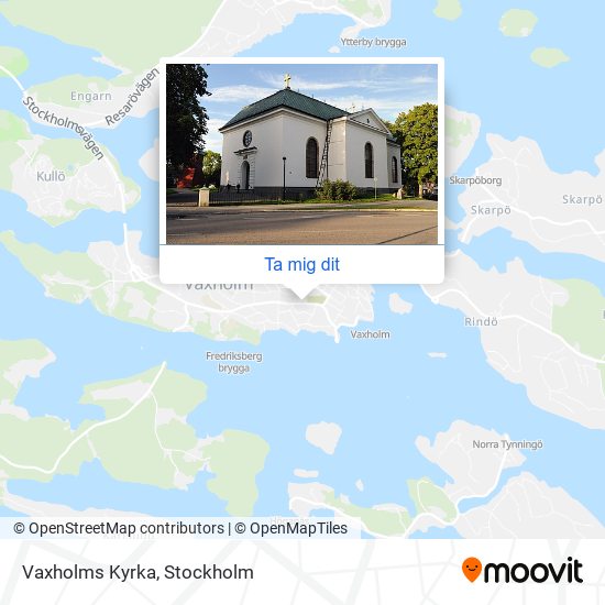 Vaxholms Kyrka karta