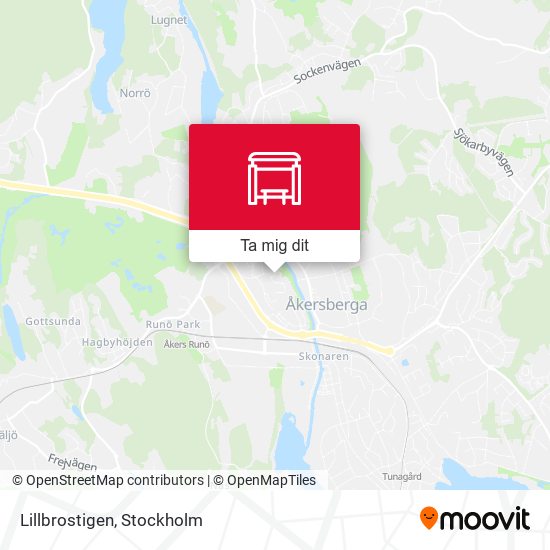 Lillbrostigen karta