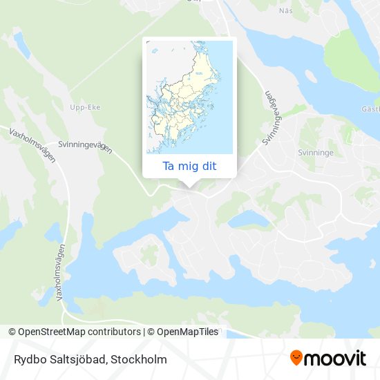 Rydbo Saltsjöbad karta