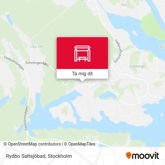 Rydbo Saltsjöbad karta