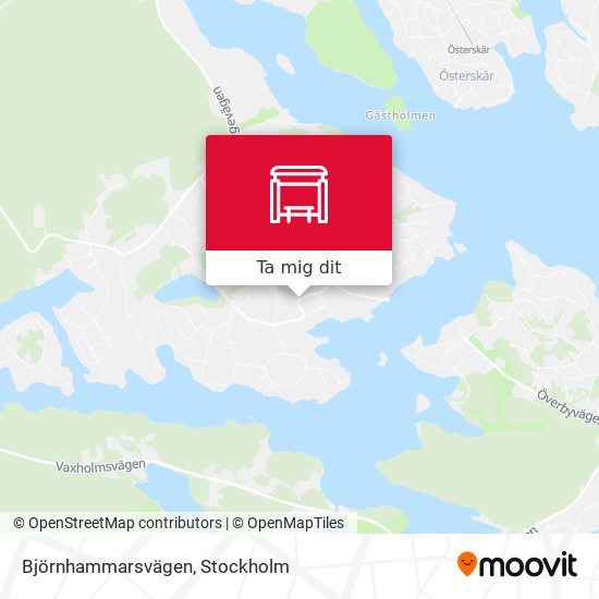 Björnhammarsvägen karta