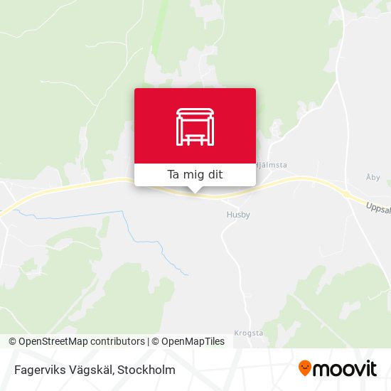 Fagerviks Vägskäl karta