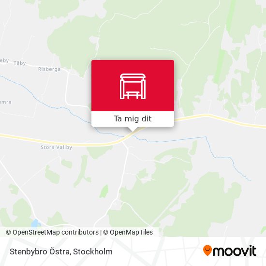 Stenbybro Östra karta