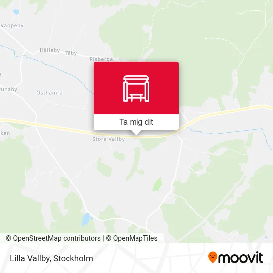 Lilla Vallby karta