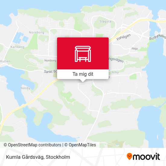 Kumla Gårdsväg karta