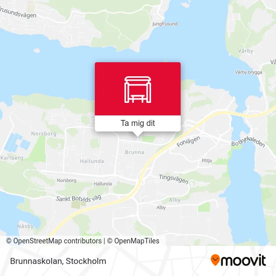 Brunnaskolan karta