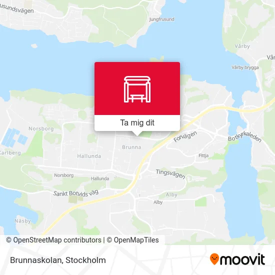 Brunnaskolan karta