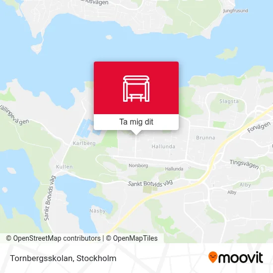 Tornbergsskolan karta