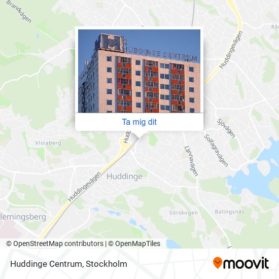 Huddinge Centrum karta