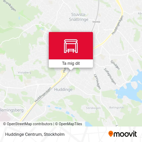 Huddinge Centrum karta