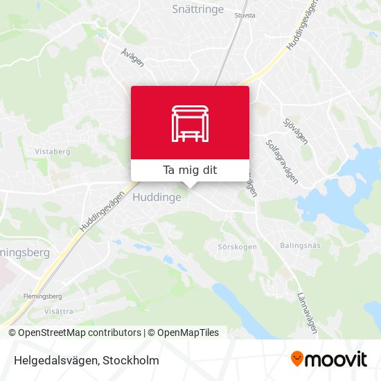 Helgedalsvägen karta