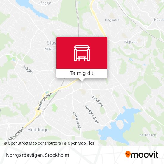 Norrgårdsvägen karta