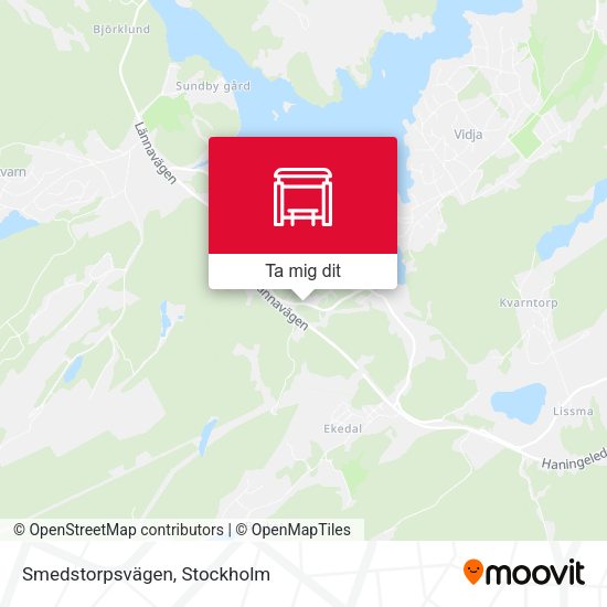 Smedstorpsvägen karta