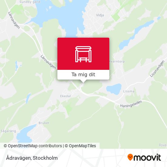 Ådravägen karta