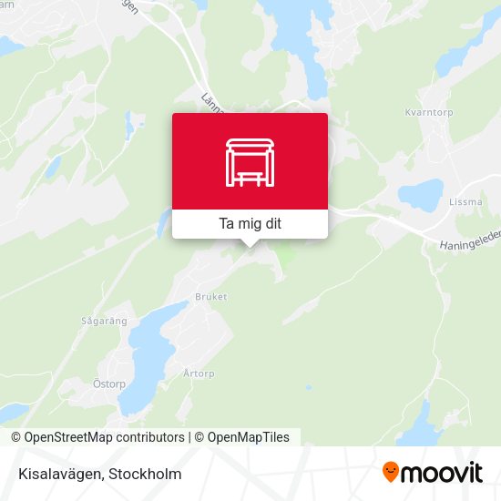 Kisalavägen karta