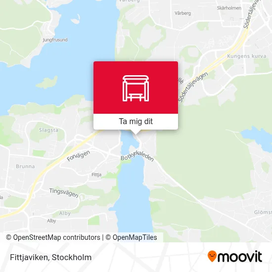 Fittjaviken karta