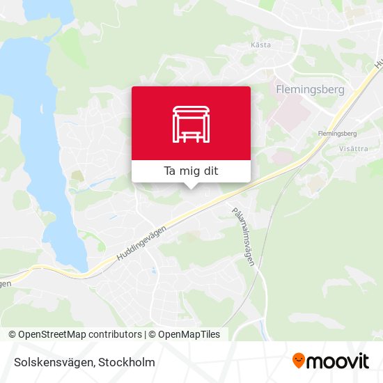 Solskensvägen karta