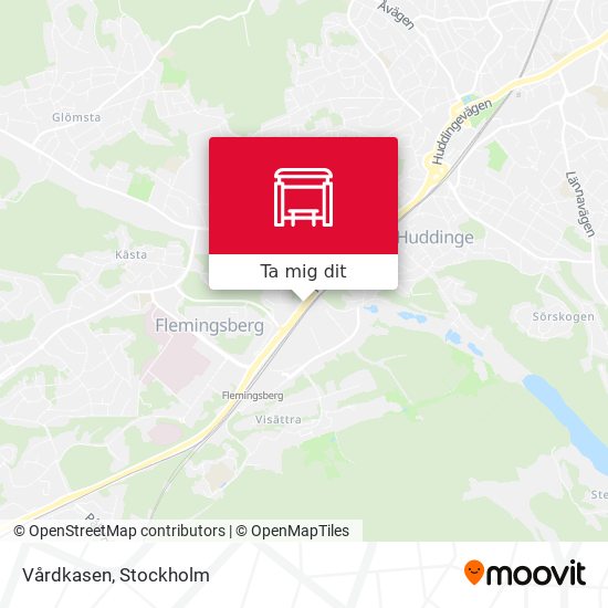 Vårdkasen karta