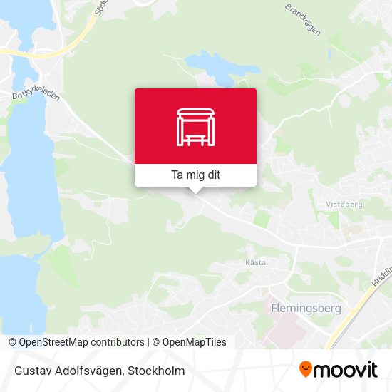Gustav Adolfsvägen karta