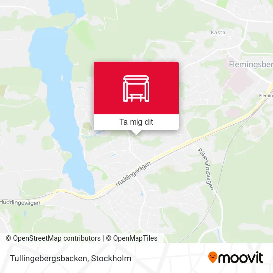 Tullingebergsbacken karta