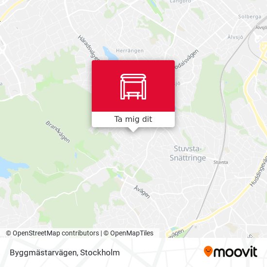 Byggmästarvägen karta