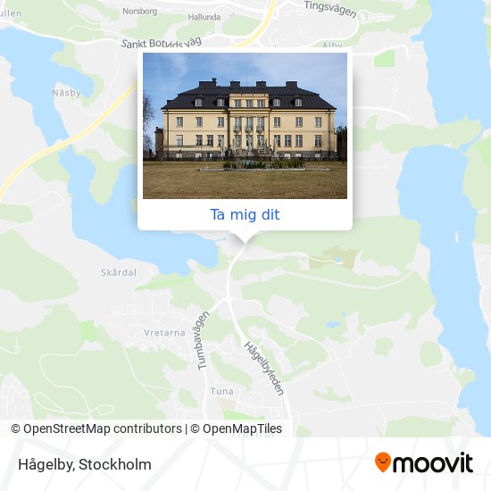 Hågelby karta