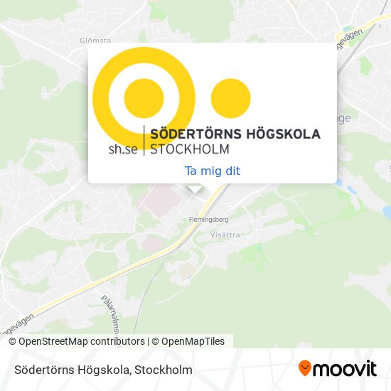 Södertörns Högskola karta