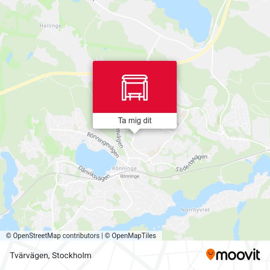 Tvärvägen karta