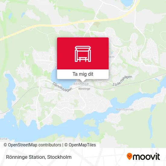 Rönninge Station karta