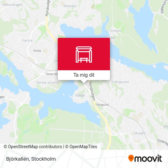 Björkallén karta