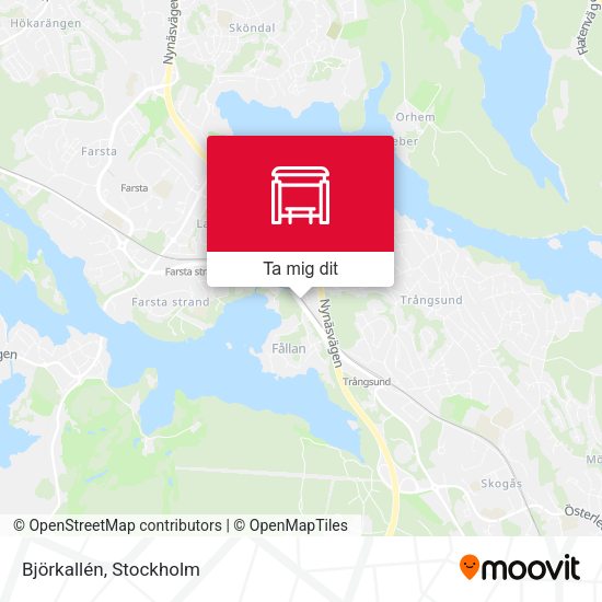 Björkallén karta