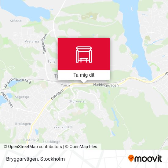 Bryggarvägen karta