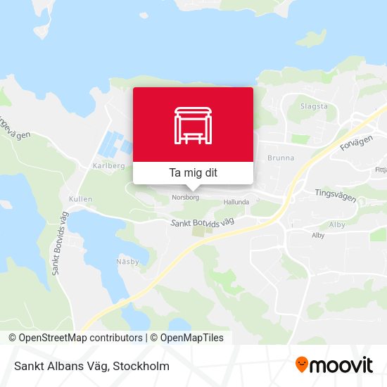 Sankt Albans Väg karta