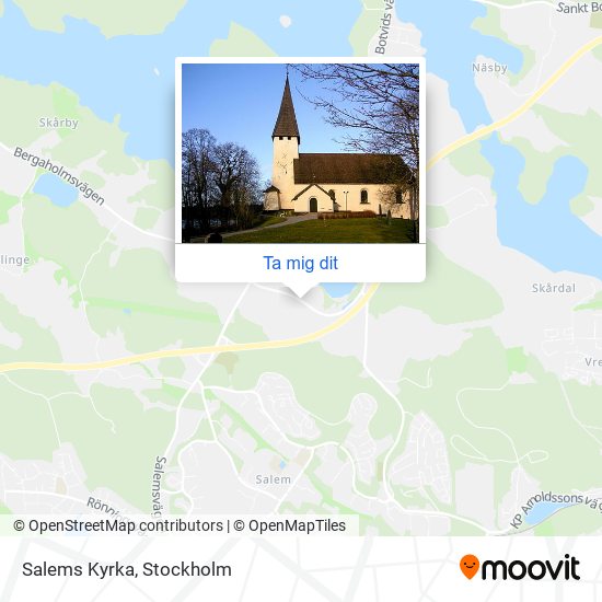 Salems Kyrka karta