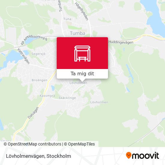 Lövholmenvägen karta