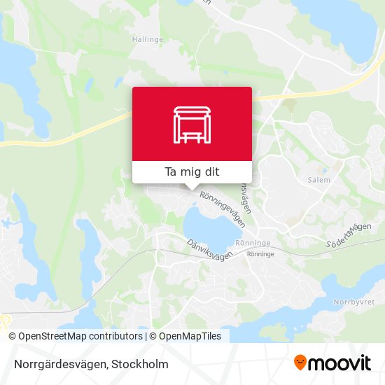 Norrgärdesvägen karta