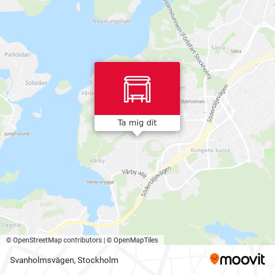 Svanholmsvägen karta