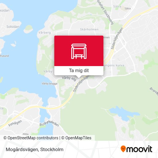 Mogårdsvägen karta