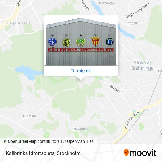 Källbrinks Idrottsplats karta