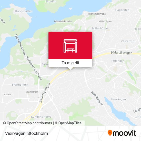 Visirvägen karta