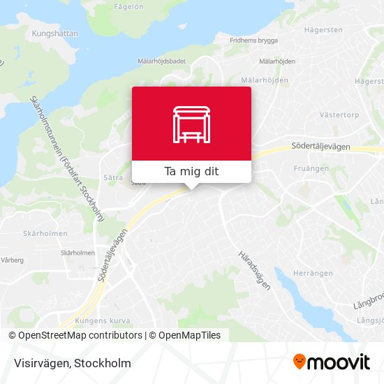 Visirvägen karta