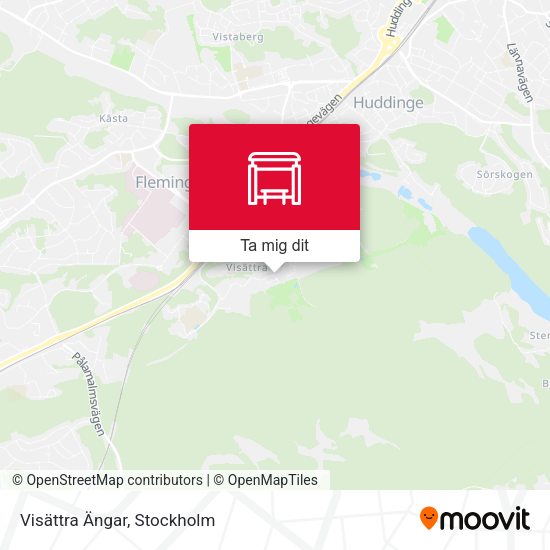 Visättra Ängar karta