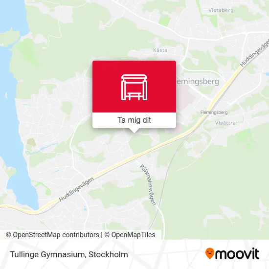 Tullinge Gymnasium karta