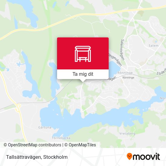 Tallsättravägen karta