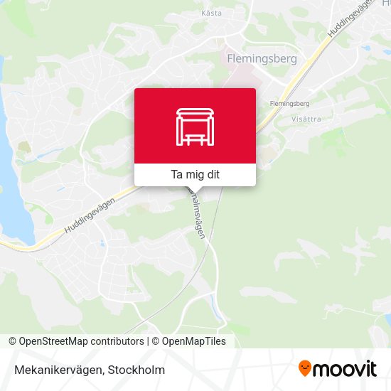 Mekanikervägen karta